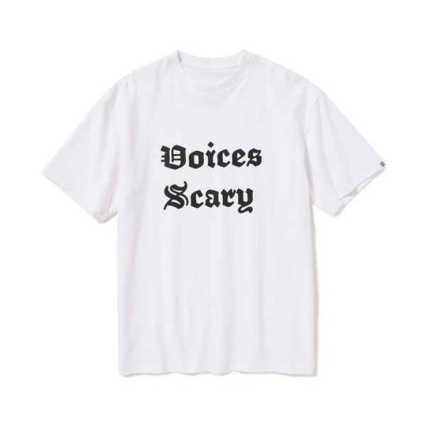 画像1: HOMBRE NINO (S/S PRINT TEE VOICES SCARY) WHITE (1)