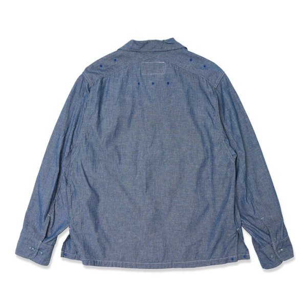 画像2: HOMBRE NINO (CORONA UTILITY EYELET SHIRT) CHAMBRAY (2)
