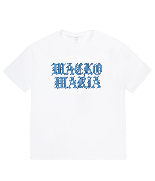 画像1: WACKO MARIA (WASHED HEAVY WEIGHT CREW NECK T-SHIRT TYPE-12) WHITE (1)