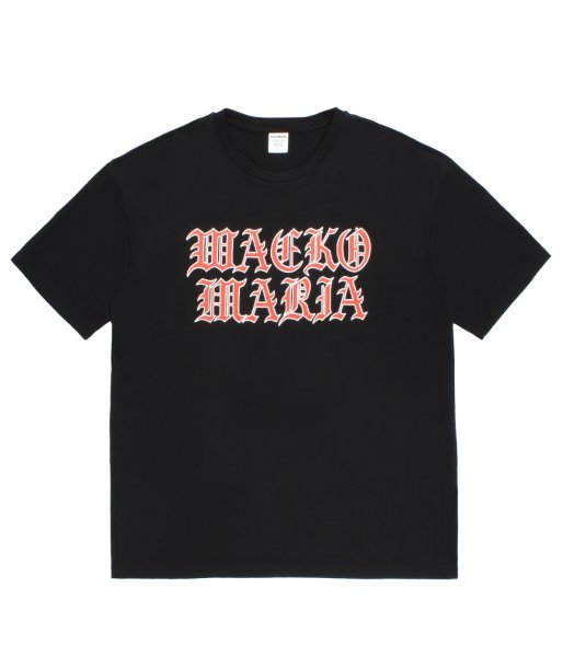 画像1: WACKO MARIA (WASHED HEAVY WEIGHT CREW NECK T-SHIRT TYPE-11) BLACK (1)