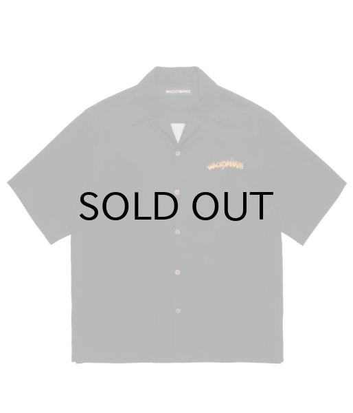 画像2: WACKO MARIA (TIM LEHI / HAWAIIAN SHIRT S/S TYPE-1) BLACK (2)