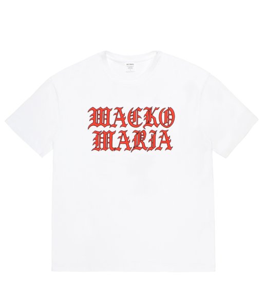 画像1: WACKO MARIA (WASHED HEAVY WEIGHT CREW NECK T-SHIRT TYPE-11) WHITE (1)