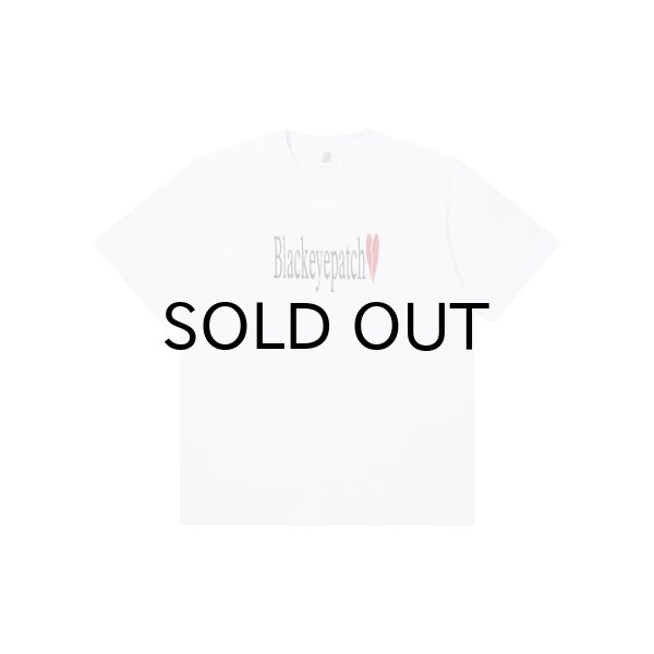 画像1: BLACK EYE PATCH (SYBAU HEARTBREAK TEE) WHITE (1)