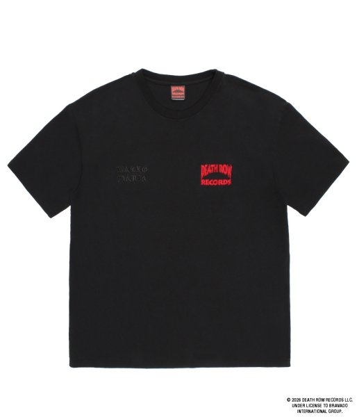 画像2: WACKO MARIA (DEATH ROW RECORDS / WASHED HEAVY WEIGHT CREW NECK T-SHIRT) BLACK (2)
