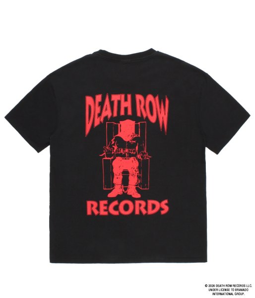 画像1: WACKO MARIA (DEATH ROW RECORDS / WASHED HEAVY WEIGHT CREW NECK T-SHIRT) BLACK (1)