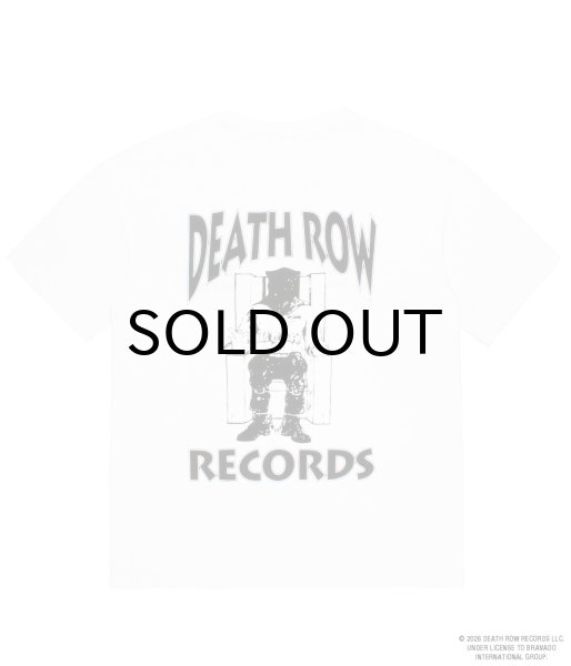 画像1: WACKO MARIA (DEATH ROW RECORDS / WASHED HEAVY WEIGHT CREW NECK T-SHIRT) WHITE (1)