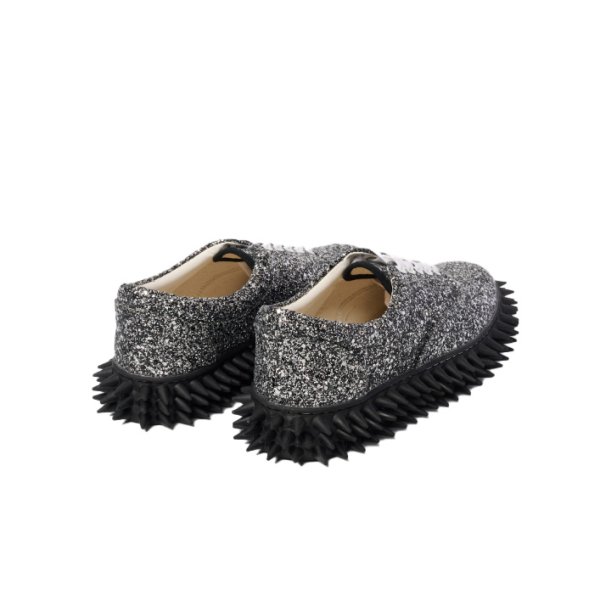 画像2: doublet (GLITTER SPIKE SNEAKER) SILVER (2)