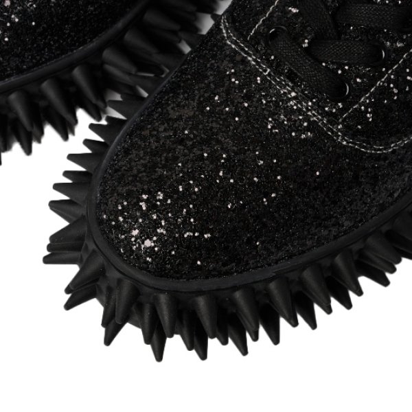 画像3: doublet (GLITTER SPIKE SNEAKER) BLACK (3)