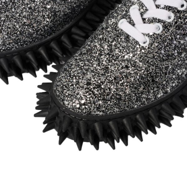 画像3: doublet (GLITTER SPIKE SNEAKER) SILVER (3)