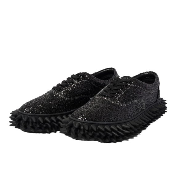 画像1: doublet (GLITTER SPIKE SNEAKER) BLACK (1)