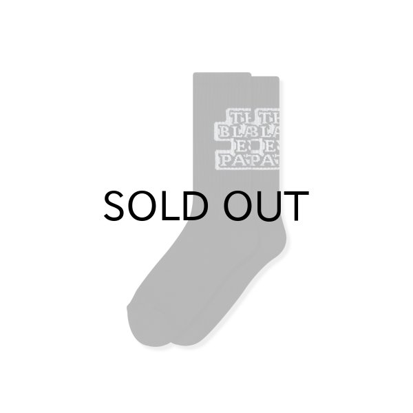 画像1: BLACK EYE PATCH (OG LABEL SOCKS) BLACK (1)