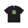 画像1: BLACK EYE PATCH (GLOW IN THE DARK SPRAYED OG LABEL TEE) BLACK (1)