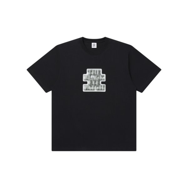 画像1: BLACK EYE PATCH (SENSITIVE CONTENT OG LABEL TEE) BLACK (1)