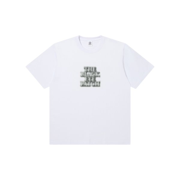 画像1: BLACK EYE PATCH (SENSITIVE CONTENT OG LABEL TEE) WHITE (1)