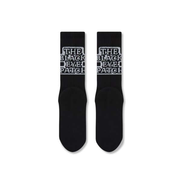 画像3: BLACK EYE PATCH (OG LABEL SOCKS) BLACK (3)