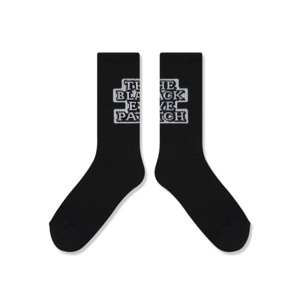 画像2: BLACK EYE PATCH (OG LABEL SOCKS) BLACK (2)