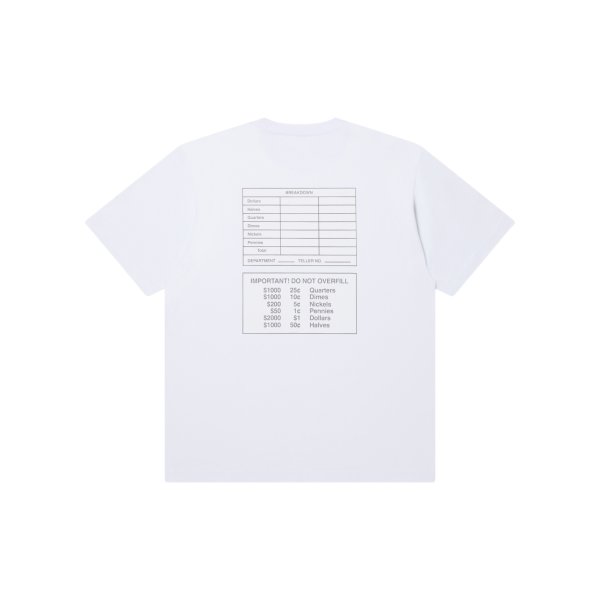 画像2: BLACK EYE PATCH (MONEY BAG LABEL TEE) WHITE (2)