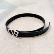画像1: doublet ("DB" HOOK BUCKLE BELT) BLACK (1)