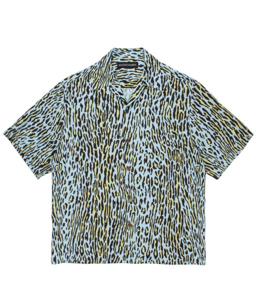 画像1: WACKO MARIA (HAWAIIAN SHIRT S/S TYPE-4) L.BLUE (1)