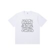 画像1: BLACK EYE PATCH (CAPTEK THROWIE TEE) WHITE (1)