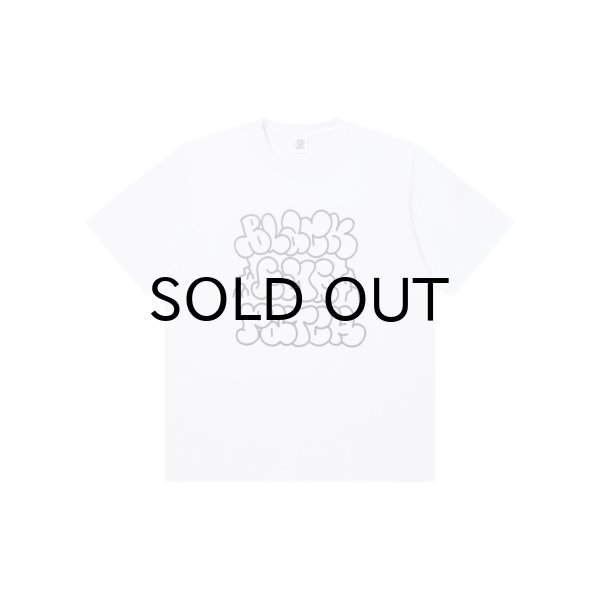 画像1: BLACK EYE PATCH (CAPTEK THROWIE TEE) WHITE (1)
