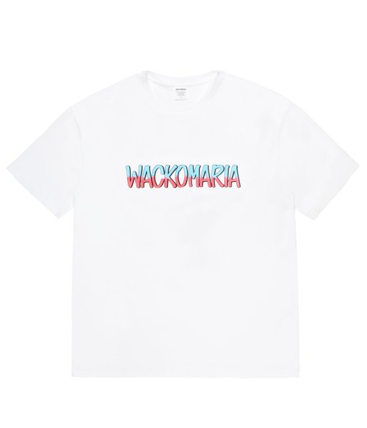 画像1: WACKO MARIA (WASHED HEAVY WEIGHT CREW NECK T-SHIRT TYPE-9) WHITE (1)