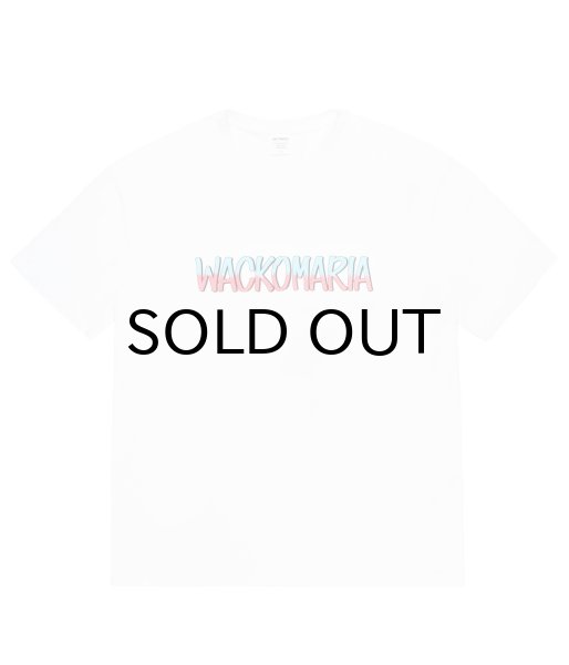 画像1: WACKO MARIA (WASHED HEAVY WEIGHT CREW NECK T-SHIRT TYPE-9) WHITE (1)