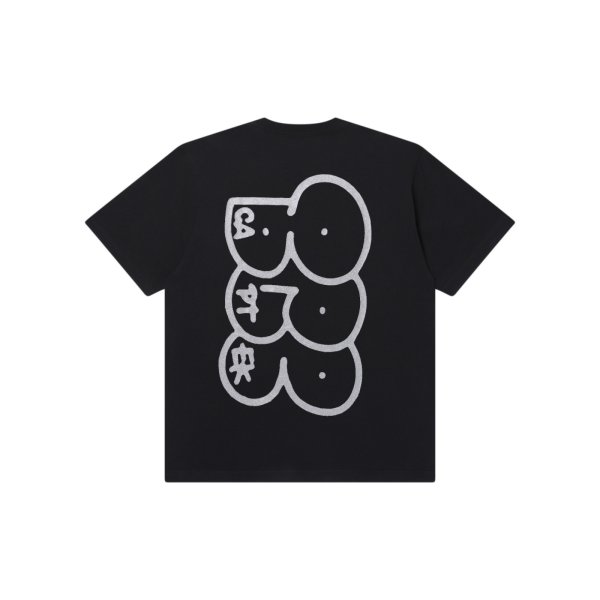 画像2: BLACK EYE PATCH (PAINTMARKER LOGO CAPTEK TEE) BLACK (2)