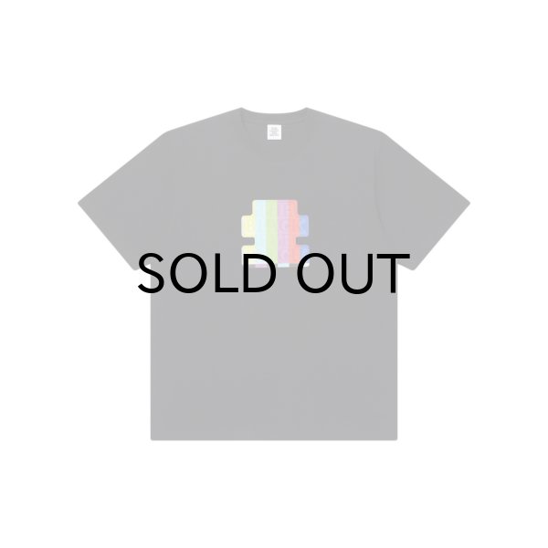 画像1: BLACK EYE PATCH (SMPTE COLOR BAR OG LABEL TEE) BLACK (1)
