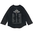 画像2: DAIRIKU ("THE WINTER SEAGULS" TOUR RAGLAN TEE) SUNBURN BLACK (2)