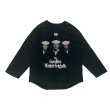 画像1: DAIRIKU ("THE WINTER SEAGULS" TOUR RAGLAN TEE) SUNBURN BLACK (1)