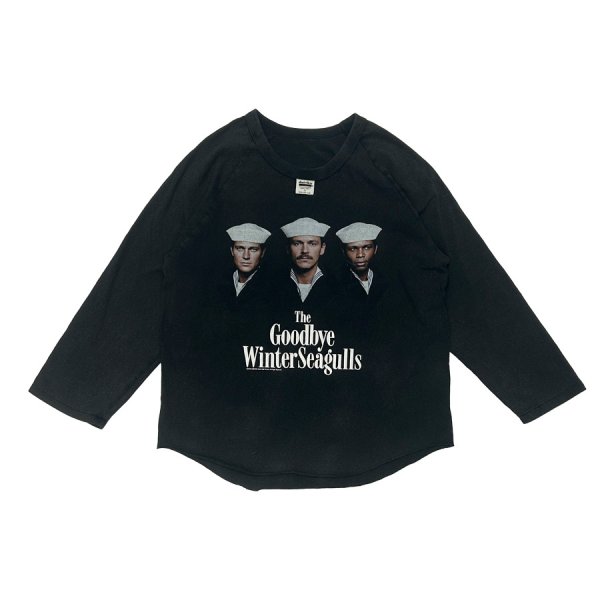 画像1: DAIRIKU ("THE WINTER SEAGULS" TOUR RAGLAN TEE) SUNBURN BLACK (1)