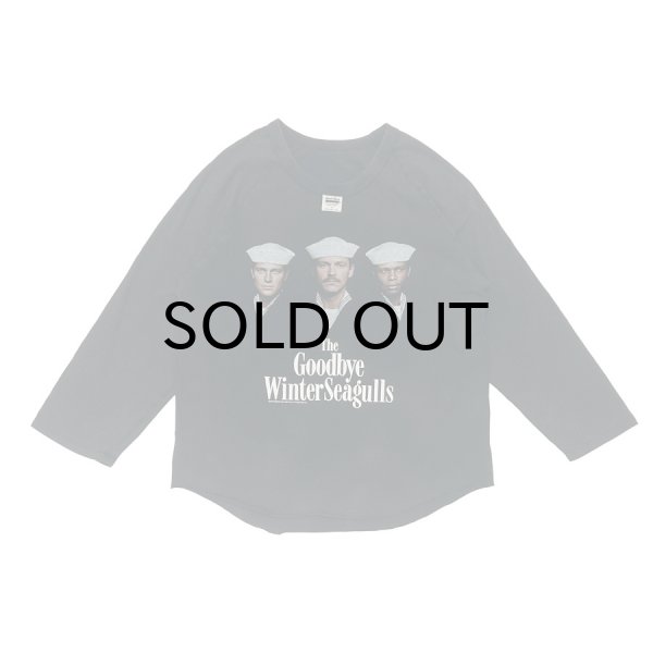 画像1: DAIRIKU ("THE WINTER SEAGULS" TOUR RAGLAN TEE) SUNBURN BLACK (1)