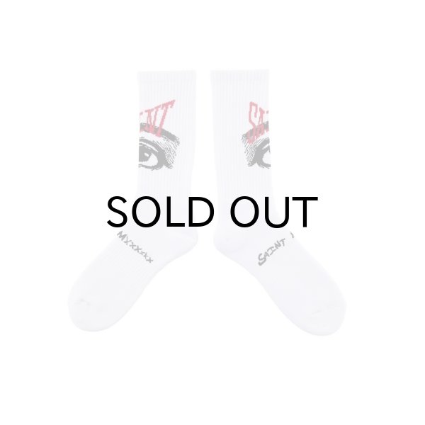 画像1: SAINT Mxxxxxx (SOCKS_EYE) WHITE (1)