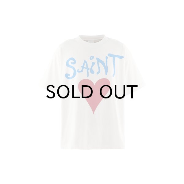 画像1: SAINT Mxxxxxx (SS T-SHIRT_DEEP) WHITE (1)