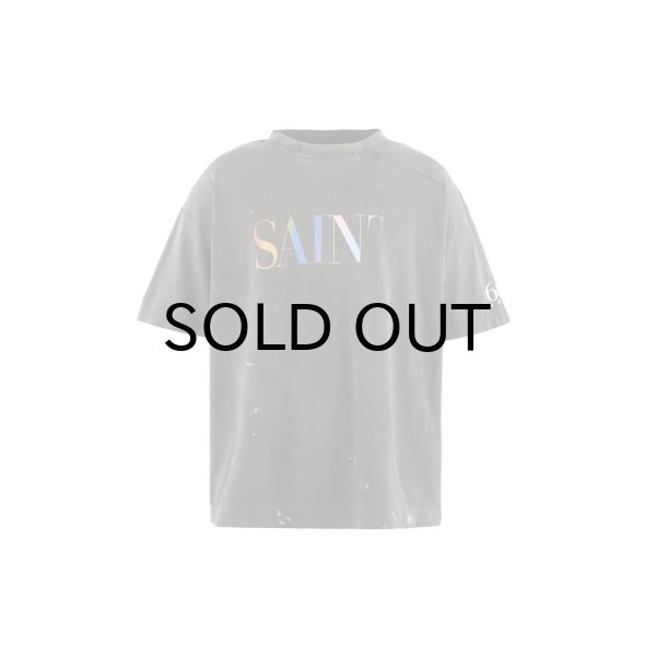 画像1: SAINT Mxxxxxx (SS T-SHIRT_SAINT) BLACK (1)