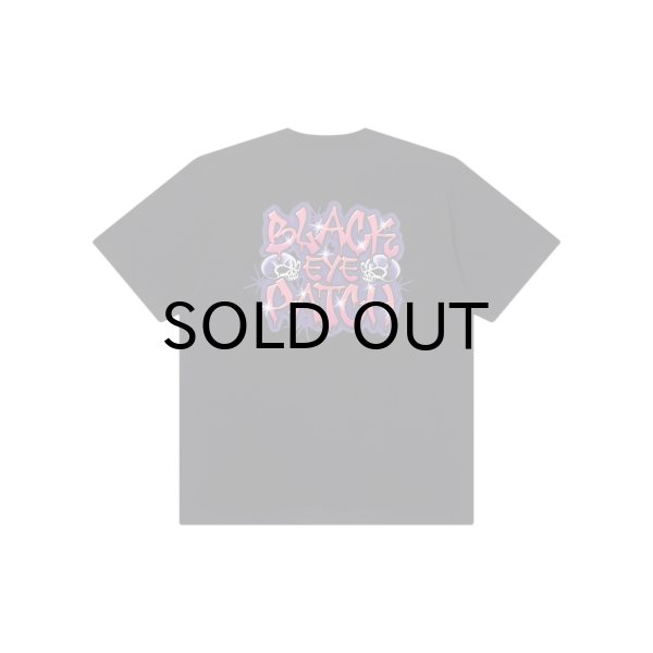 画像1: BLACK EYE PATCH (CROSSBONES SMALL OG GRAFFITI TEE) BLACK (1)
