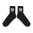 画像2: BLACK EYE PATCH (JAPAN FLAG SHORT SOCKS) BLACK (2)