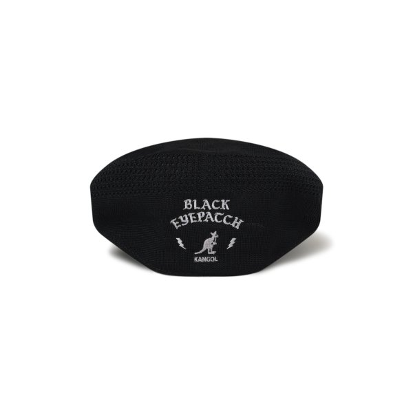 画像1: BLACK EYE PATCH (HEATED WORDS KANGOL FLAT CAP) BLACK (1)
