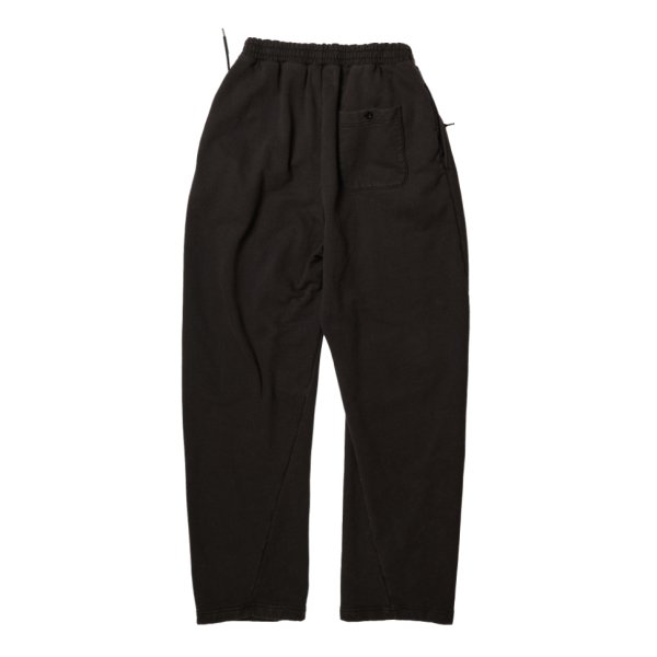 画像2: doublet (THRREADLESS AIR EMBROIDERY SWEATPANTS) BLACK (2)