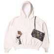 画像1: doublet (TROMPE L'ONEIL EMBROIDERY HOODIE) WHITE (1)