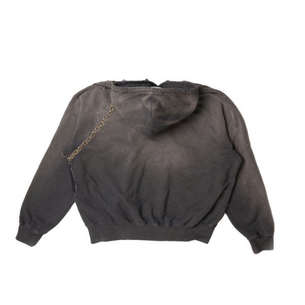 画像2: doublet (TROMPE L'ONEIL EMBROIDERY HOODIE) BLACK (2)