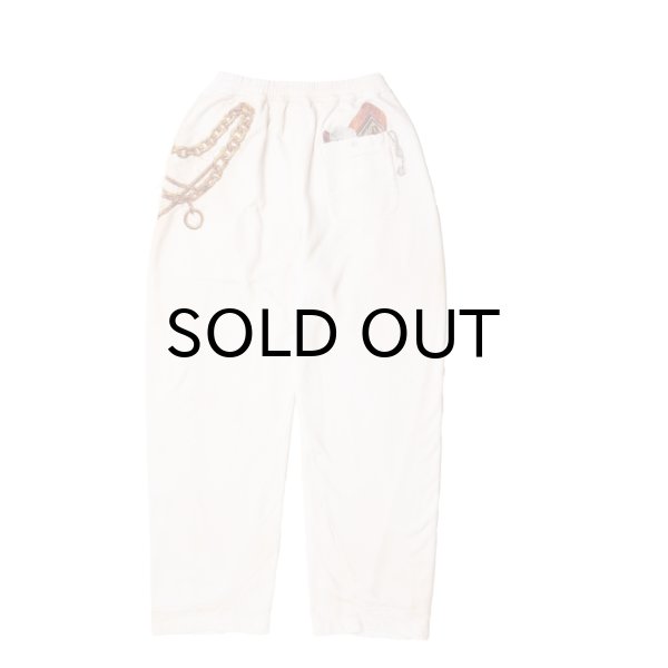 画像2: doublet (TROMPE L'ONEIL EMBROIDERY SWEATPANTS) WHITE (2)