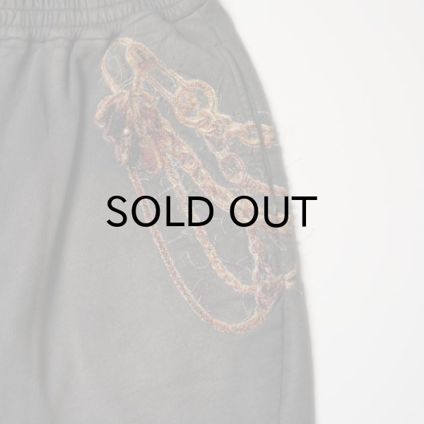 画像3: doublet (TROMPE L'ONEIL EMBROIDERY SWEATPANTS) BLACK (3)