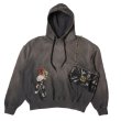 画像1: doublet (TROMPE L'ONEIL EMBROIDERY HOODIE) BLACK (1)