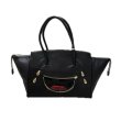 画像1: doublet (LAUGHING EMOJI LEATHER BAG) BLACK (1)