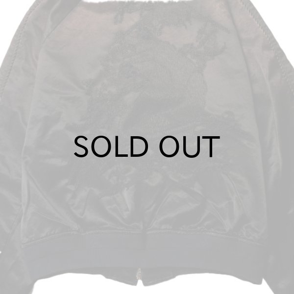 画像3: doublet (THRREADLESS AIR EMBROIDERY SOUVENIR JACKET) BLACK (3)