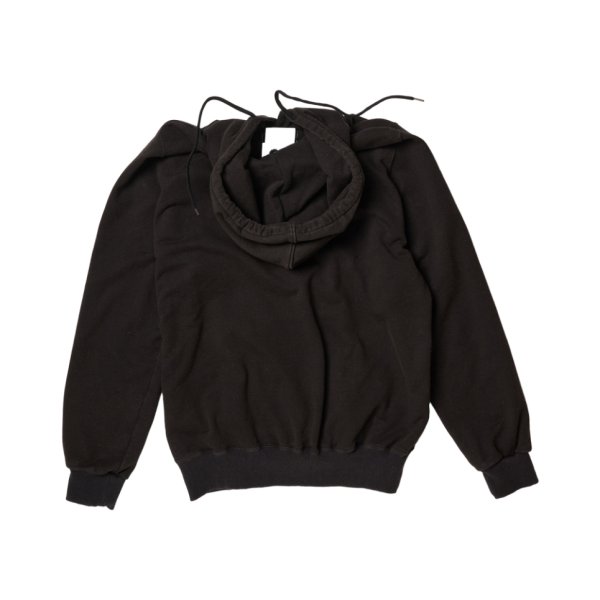 画像2: doublet (THRREADLESS AIR EMBROIDERY HOODIE) BLACK (2)