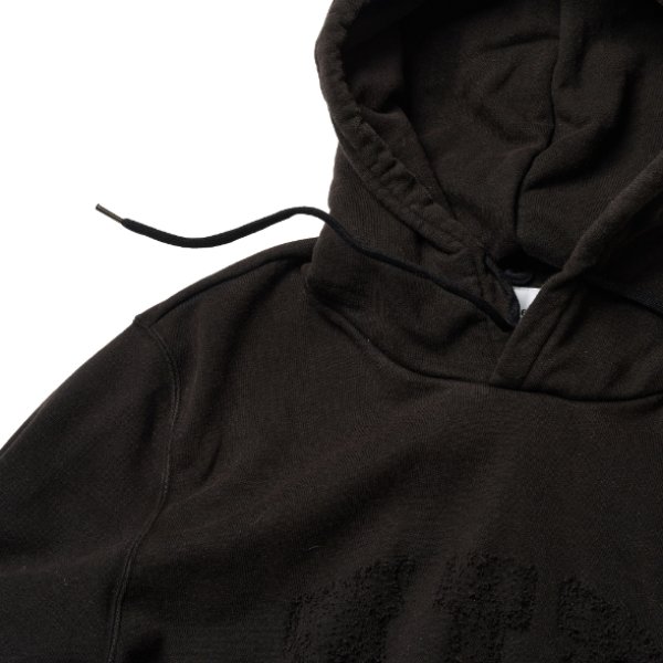 画像3: doublet (THRREADLESS AIR EMBROIDERY HOODIE) BLACK (3)
