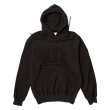 画像1: doublet (THRREADLESS AIR EMBROIDERY HOODIE) BLACK (1)